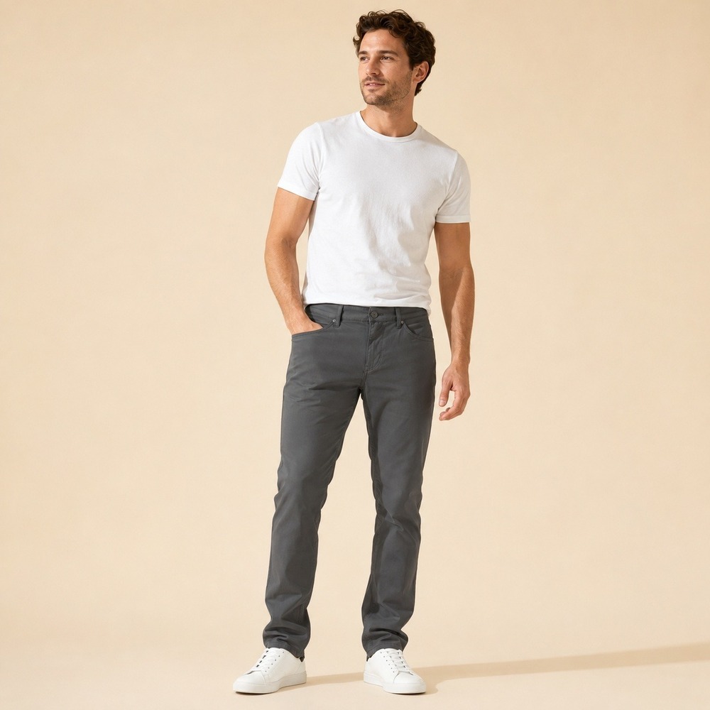 American Eagle Mens Performance Pants 30x34 Gray Slim Straight